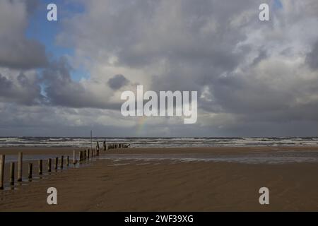 Lakolk Strand, Danimarca Foto Stock