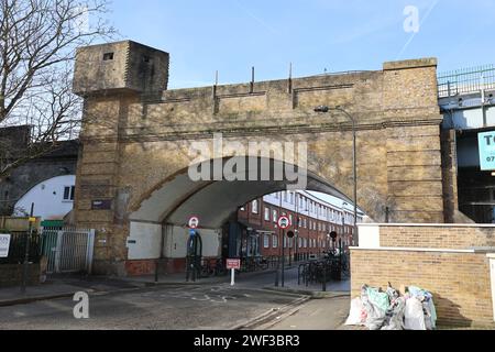 WW2 Pillbox sulla stazione di Putney Bridge Foto Stock