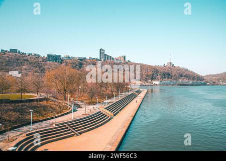 Point State Park a Pittsburgh, Pennsylvania Foto Stock