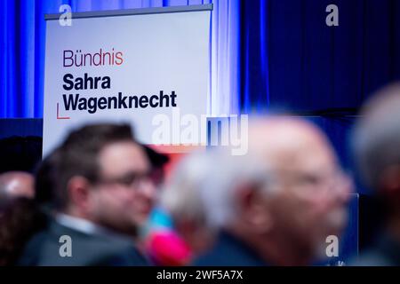 Symbolbild Logo Partei Buendnis Sahra Wagenknecht Logo der neuen Partei Buendnis Sahra Wagenknecht BSW-Partei Berlin Berlin Deutschland *** immagine simbolica Logo Party Buendnis Sahra Wagenknecht Logo del nuovo partito Buendnis Sahra Wagenknecht BSW Party Berlin Germania Foto Stock