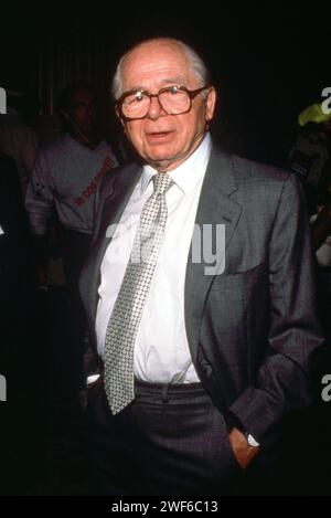 Billy Wilder, anni '1980 circa. Credito: Ralph Dominguez/MediaPunch Foto Stock