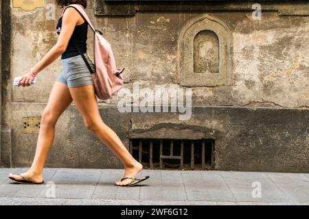 Buchette del vino, Wine Windows di Firenze, Toscana, Italia Foto Stock