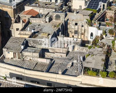 Lecce, Italia - considerata la capitale del Barocco, Lecce è una delle città più visitate del Sud Italia. Qui la vista dal Duomo Foto Stock