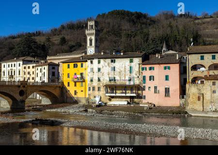 La città vecchia di Santa Sofia in Emilia-Romagna, Italia. Foto Stock