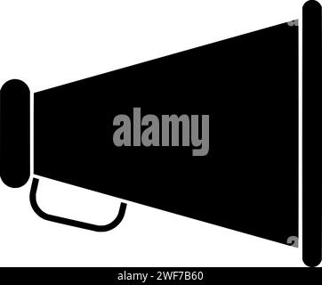 illustrazione online silhouette aziendale logo tecnologia icona di marketing profilo internet altoparlante influencer rete pubblicitaria digitale social media media forma sociale banner di informazioni di marketing Illustrazione Vettoriale