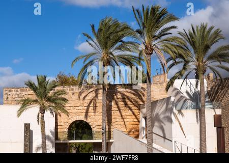 2 dicembre 2023-esterno di es Baluard, Museo d'arte moderna e contemporanea di Palma Foto Stock