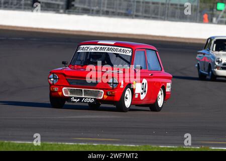 Steve Platts, Singer Chamois, HSCC Historic Touring Car Championship con Ecurie Classic, HSCC Silverstone Finals, diverse classificazioni combinate i Foto Stock