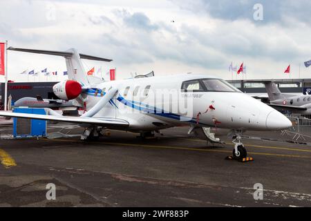 Pilatus PC-24 Light Business Jet al Paris Air Show. Le Bourget, Francia - 22 giugno 2023 Foto Stock