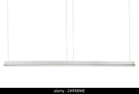 Elegante lampada a sospensione bianca Foto Stock