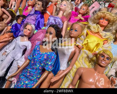 Collezione di Barbie vintage, USA Foto Stock