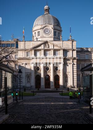 Dipartimento del Taoiseach, in Merrion Street, Dublino, Irlanda. Foto Stock