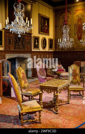 Regno Unito, Inghilterra Kent, Penshurst, Penshurst Place, Queen Elizabeth Room Foto Stock