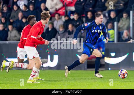 Eindhoven, Paesi Bassi. 29 gennaio 2024. EINDHOVEN, PAESI BASSI - GENNAIO 29: Ringo Meerveld di Willem II durante il Keuken Kampioen Divisie match tra Jong PSV e Willem II al PSV Campus De Herdgang il 29 gennaio 2024 a Eindhoven, Paesi Bassi. (Foto di Joris Verwijst/Orange Pictures) credito: dpa/Alamy Live News Foto Stock