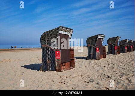 Sdraio sulla spiaggia di Egmond aan Zee, Paesi Bassi Foto Stock