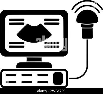 illustrazione ospedaliera sagoma della medicina logo del paziente icona medica profilo sanitario rapporto medico clinica assistenza diagnostica assistenza sanitaria dati trattamento forma tecnologia assicurativa digitale Illustrazione Vettoriale
