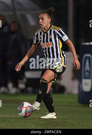 Biella, Italia. 29 gennaio 2024. Lisa Boattin della Juventus durante il match di serie A femminile allo Stadio Vittorio Pozzo di biella. Il credito fotografico dovrebbe leggere: Jonathan Moscrop/Sportimage Credit: Sportimage Ltd/Alamy Live News Foto Stock