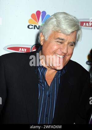 Manhattan, Stati Uniti d'America. 31st Dec, 2008. NEW YORK, NY - 07 OTTOBRE: Jay Leno partecipa alla festa di lancio del 'Jay Leno's Garage' alla Press Lounge alle Ink48 del 7 ottobre 2015 a New York City. Persone: Jay Leno Credit: Storms Media Group/Alamy Live News Foto Stock