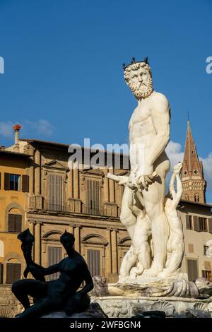 SIMON DAVAL / PERIPLES ET CIE / MAXPPP - Photo d'Illustration de la ville de Florence (Firenze) en Italie : architettura, musées, églises... - Viaggi a Firenze in Italia Foto Stock