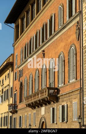 SIMON DAVAL / PERIPLES ET CIE / MAXPPP - Photo d'Illustration de la ville de Florence (Firenze) en Italie : architettura, musées, églises... - Viaggi a Firenze in Italia Foto Stock