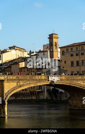 SIMON DAVAL / PERIPLES ET CIE / MAXPPP - Photo d'Illustration de la ville de Florence (Firenze) en Italie : architettura, musées, églises... - Viaggi a Firenze in Italia Foto Stock