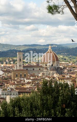 SIMON DAVAL / PERIPLES ET CIE / MAXPPP - Photo d'Illustration de la ville de Florence (Firenze) en Italie : architettura, musées, églises... - Viaggi a Firenze in Italia Foto Stock