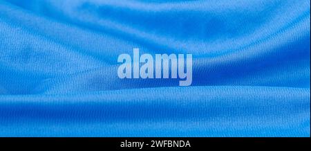 Lo sfondo e la texture del tessuto increspato. Sfondo astratto, modello vuoto Foto Stock