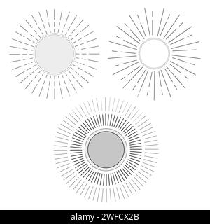 fuochi d'artificio. Disegno vintage retrò. Illustrazione vettoriale. Immagine stock. EPS 10. Illustrazione Vettoriale