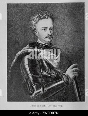 Giovanni III Sobieski (Jan III Sobieski Jonas III Sobieskis, 17 agosto 1629 – 17 giugno 1696) fu re di Polonia e granduca di Lituania dal 1674 fino alla sua morte nel 1696. Foto Stock