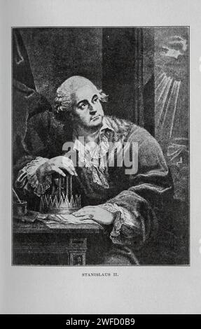 Stanislao II Polonia di Nevin otto Winter Stanisław II August, conosciuto anche con il suo nome latino regnale Stanislao II Augusto, e come Stanisław August Poniatowski, fu re di Polonia e granduca di Lituania dal 1764 al 1795 Foto Stock