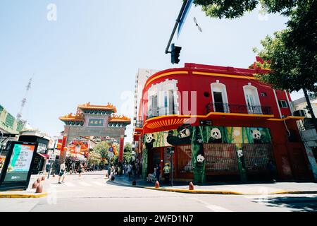 BUENOS AIRES, 28 AGOSTO 2023 - China Town nel quartiere Belgrano. Foto di alta qualità Foto Stock