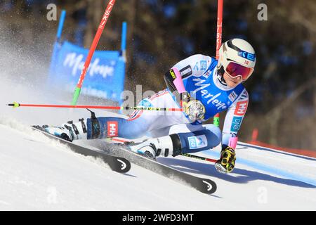 Plan de Corones, alto Adige, Italia. 30 gennaio 2024. Audi FIS Ski Ladies World Cup; Ragnhild Mowinckel (NOR) credito: Action Plus Sports/Alamy Live News Foto Stock