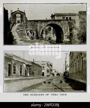 Ponte a Orizaba [top] e le Buzzards di vera Cruz Veracruz, Messico, di Nevin otto Winter Foto Stock