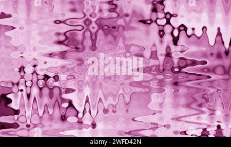 Immagine della texture delle gocce d'acqua sul vetro di colore viola sfumato Foto Stock