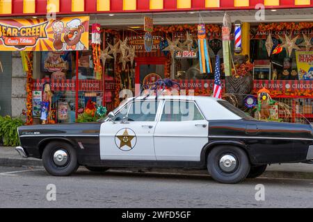 MT. Airy, North Carolina, USA - 26 ottobre 2023: Questa principale attrazione turistica della città è incentrata sul programma televisivo in onda tra la fine degli anni '1960 e l'inizio del 1970' Foto Stock