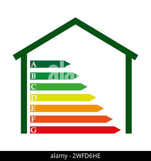 frecce risparmio energetico. Concetto di ecologia. Illustrazione vettoriale. Immagine stock. EPS 10. Illustrazione Vettoriale