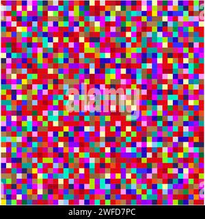 Mosaico viola multicolore piccolo. Illustrazione vettoriale. EPS 10. Illustrazione Vettoriale