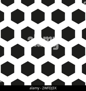 Modello di esagoni neri. Illustrazione vettoriale. EPS 10. Immagine stock. Illustrazione Vettoriale