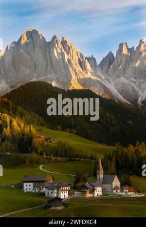 Val di Funes Foto Stock