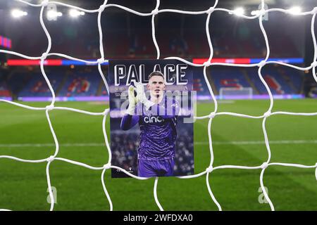 Selhurst Park, Selhurst, Londra, Regno Unito. 30 gennaio 2024. Premier League Football, Crystal Palace contro Sheffield United; credito del programma Matchday: Action Plus Sports/Alamy Live News Foto Stock