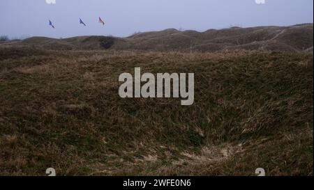 Area fortezza di Douaumont, regione di Verdun, Mosa, Francia Foto Stock