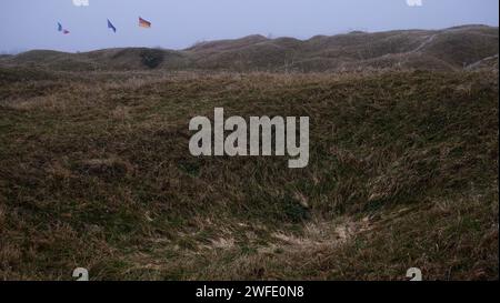 Area fortezza di Douaumont, regione di Verdun, Mosa, Francia Foto Stock