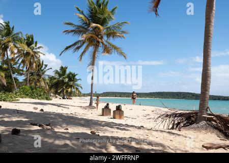 Al largo della costa di Vieques, PR Foto Stock