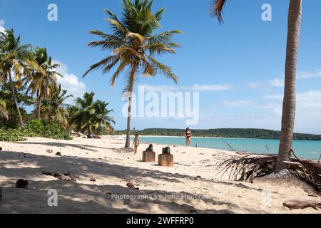 Al largo della costa di Vieques, PR Foto Stock