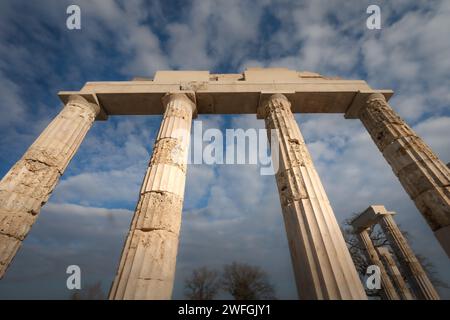 Palazzo di Aigai Foto Stock