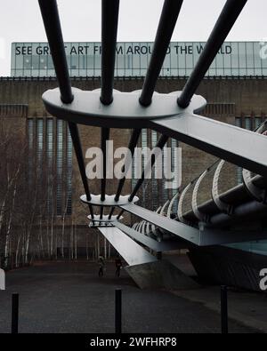 London Millennium Foot Bridge Foto Stock