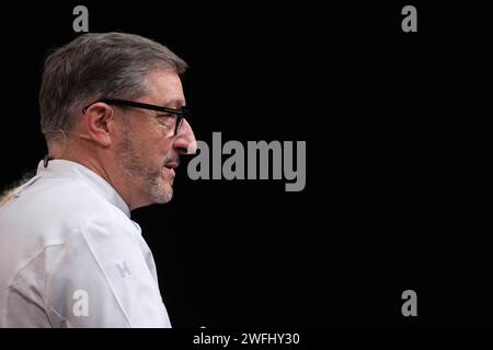 Chef spagnolo Joan Roca di El Celler de CAN Roca durante l'edizione del congresso gastronomico internazionale di Madrid, Madrid 30 gennaio 2024 Spagna Foto Stock