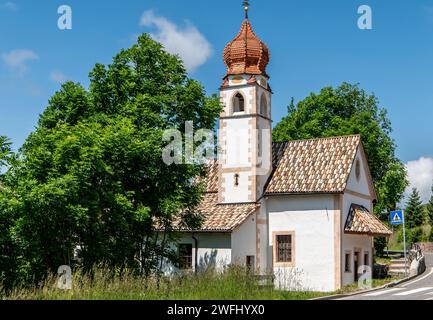 Chiesa di San Giuseppe, Costalovara, altopiano del Renon (Renon), Bolzano provincia di Bolzano, alto Adige, Trentino alto Adige,Italia settentrionale, Europa, Juni 13, Foto Stock