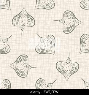 Sfondo astratto con motivo floreale senza cuciture vettoriale Lanterna cinese. Ripetizione botanica disegnata a mano con stile artistico folk Physalis alkekengi. Sparsi tutto Illustrazione Vettoriale