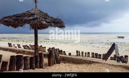 Costa orientale di Zanzibar Foto Stock