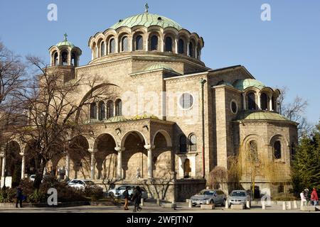 Sofia Bulgaria St Chiesa ortodossa Nedelya, Europa orientale, Balcani, UE Foto Stock